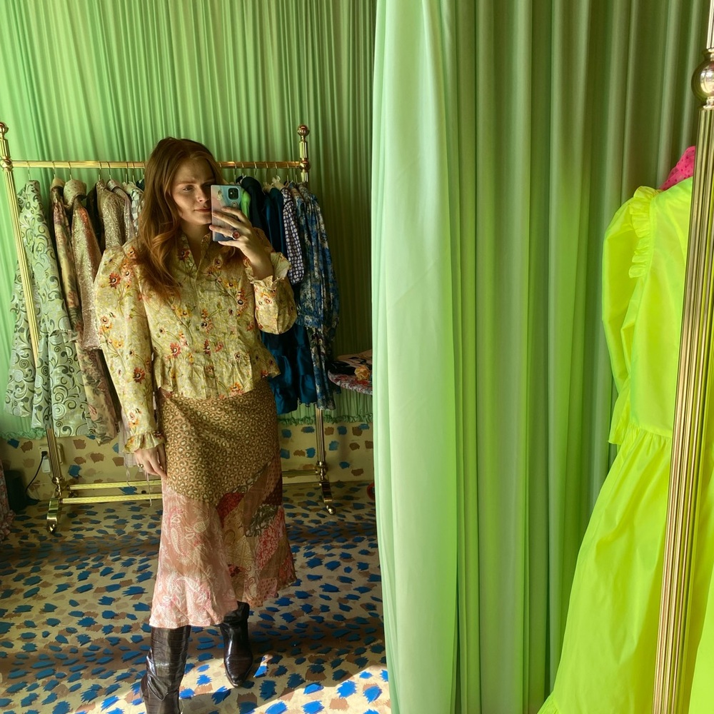 Batsheva Laura Ashley  Grace Blouse Witton Floral